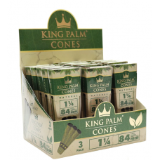 King Palm 1 1/4 Cones 84mm (3 Pack)